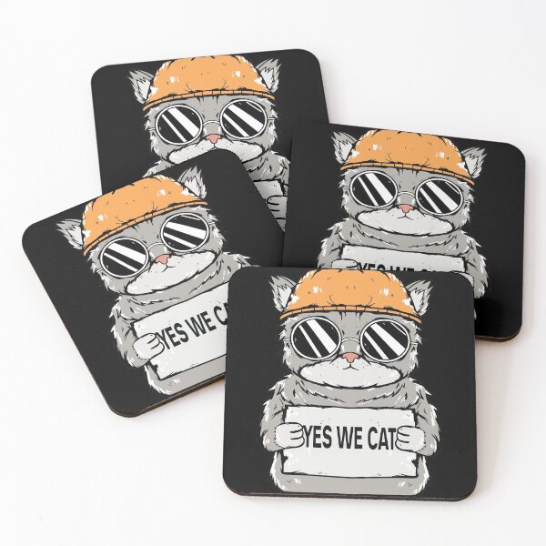 Item preview, Yes We Cat GRAY designed and sold by ShoppyYourThing.
