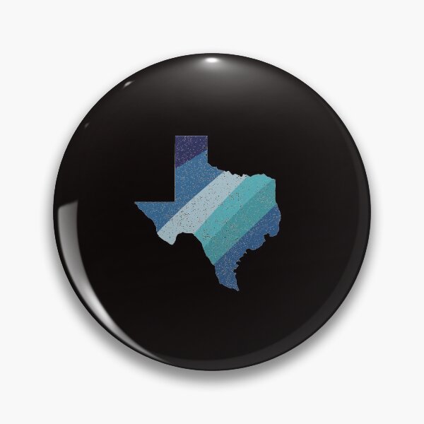 Item preview, Texas State Vintage Retro Blue Rainbow Stripes designed and sold by twicetrader.