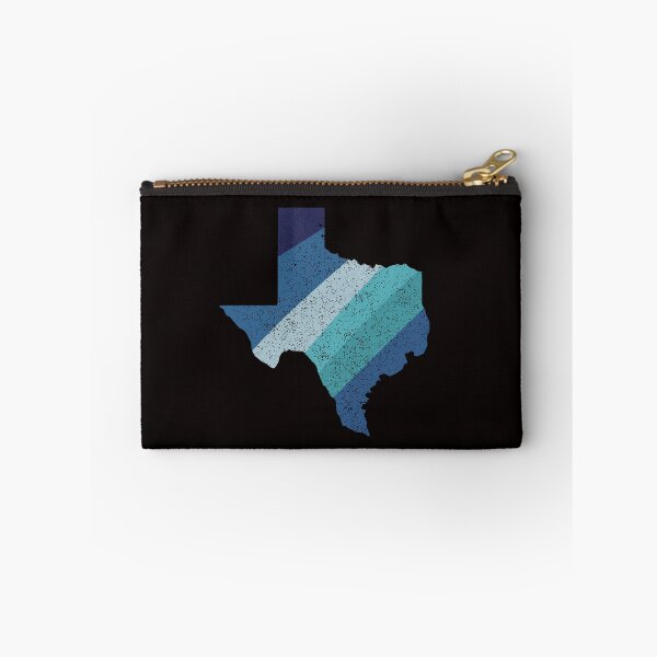 Item preview, Texas State Vintage Retro Blue Rainbow Stripes designed and sold by twicetrader.