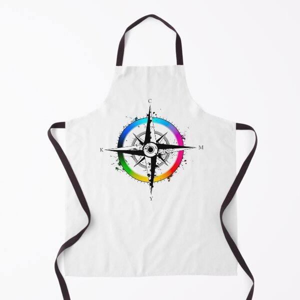 Item preview, CMYK Compass Graphic Designer Funny Color Wheel Joke designed and sold by Alienphysique.