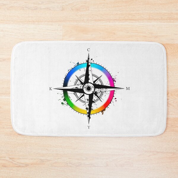 Item preview, CMYK Compass Graphic Designer Funny Color Wheel Joke designed and sold by Alienphysique.