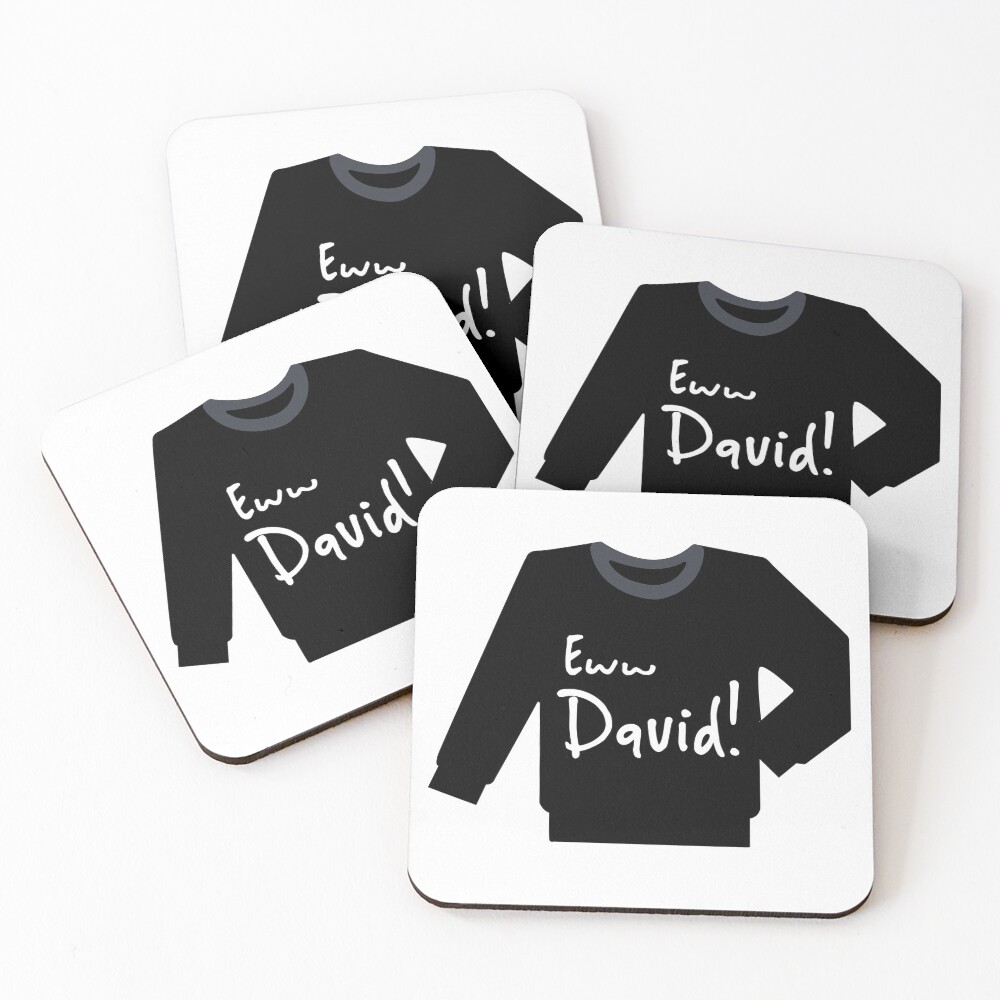 David rose sweater..eww David! Coasters (Set of 4)