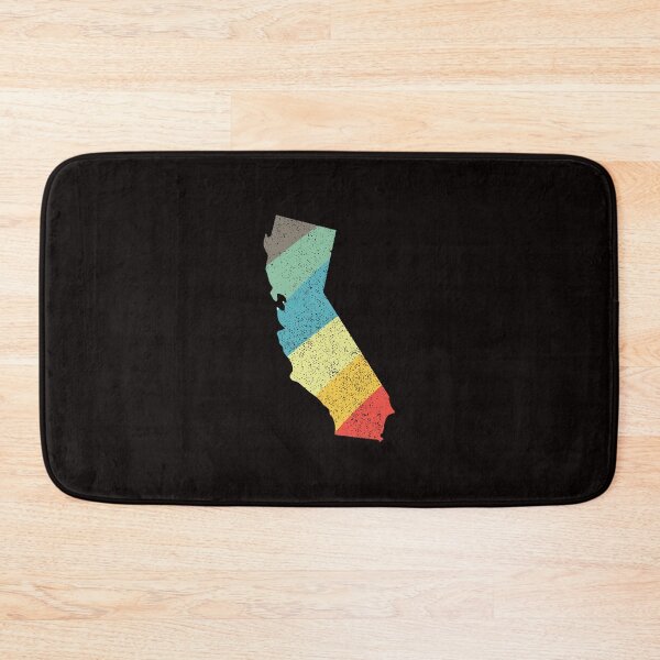 Item preview, California State Vintage Retro Rainbow Outline Stripes designed and sold by twicetrader.