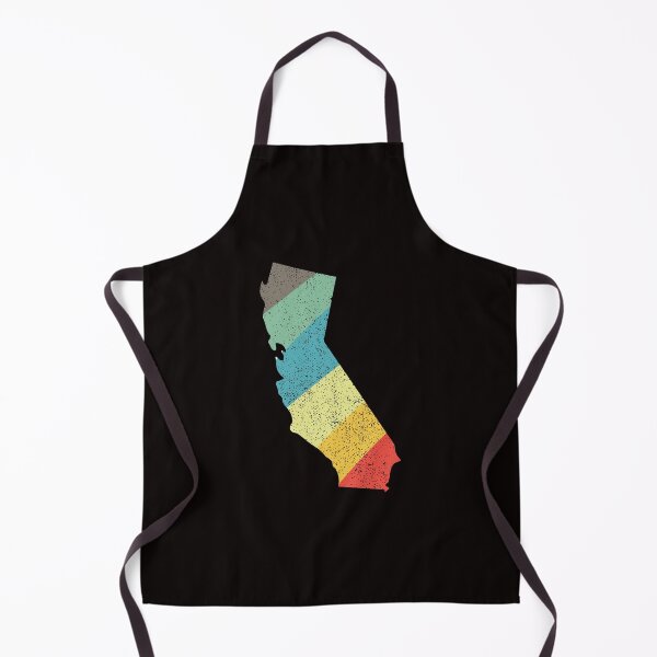 Item preview, California State Vintage Retro Rainbow Outline Stripes designed and sold by twicetrader.