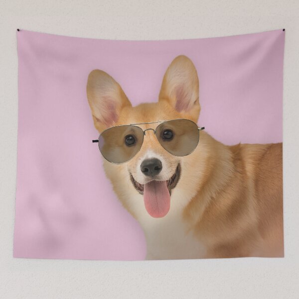 Item preview, Cool corgi with sunglasses designed and sold by Statim.