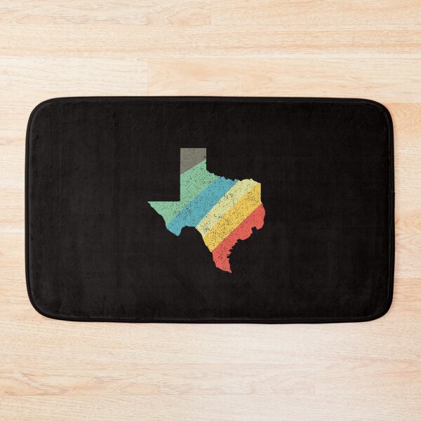 Artikelvorschau, Texas State Vintage Retro Regenbogen Umriss Streifen entworfen und verkauft von twicetrader.