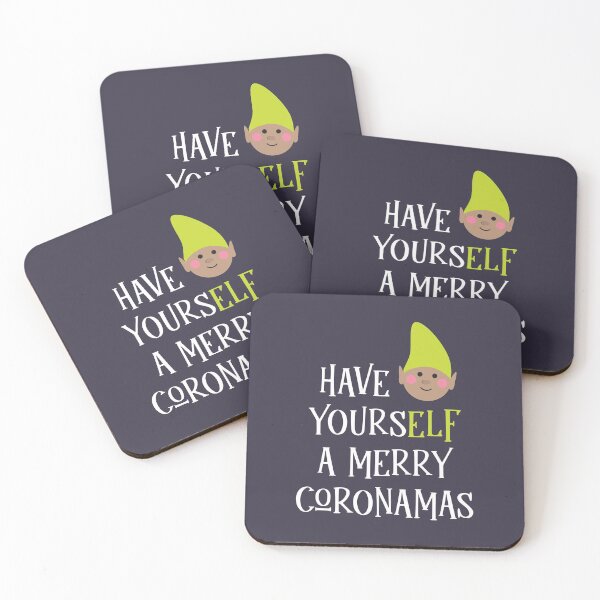 Item preview, Have YoursELF a Merry Coronamas- Navy designed and sold by VicEllisArt.
