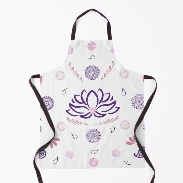 Item preview, Paisley Lotus Ornament Pattern in Pink and Purple designed and sold by sunnybandana.