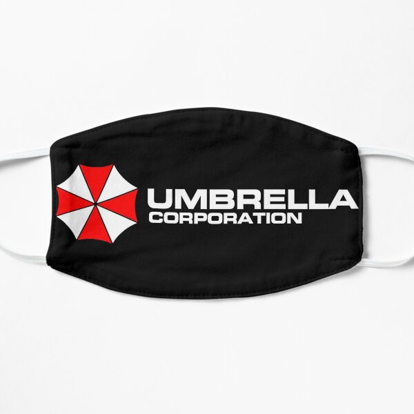 Umbrella Corp. (Blanco) Mascarilla plana