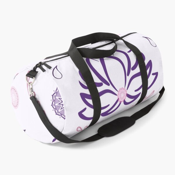 Item preview, Paisley Lotus Ornament Pattern in Pink and Purple designed and sold by sunnybandana.