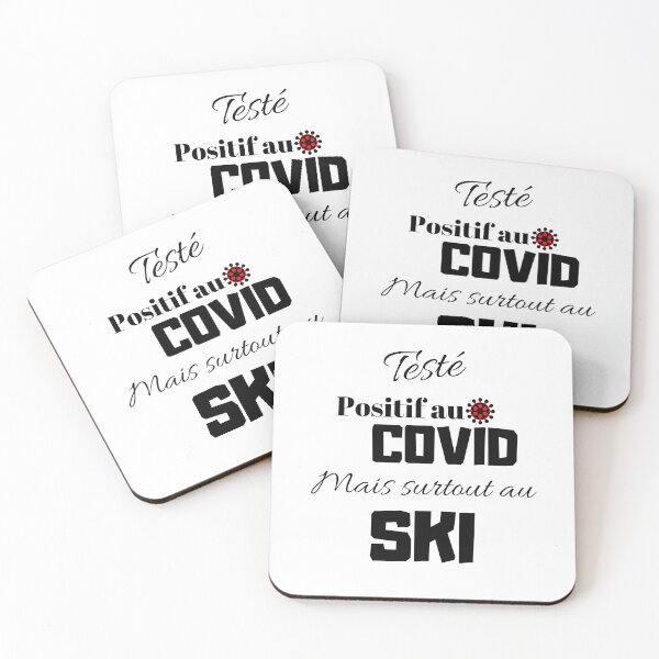 Item preview, Tested positive for covid but especially for skiing designed and sold by tets.
