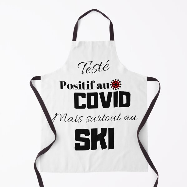 Item preview, Tested positive for covid but especially for skiing designed and sold by tets.