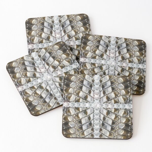 Item preview, luxury alligator croc diamond pattern designed and sold by xxEJxx.