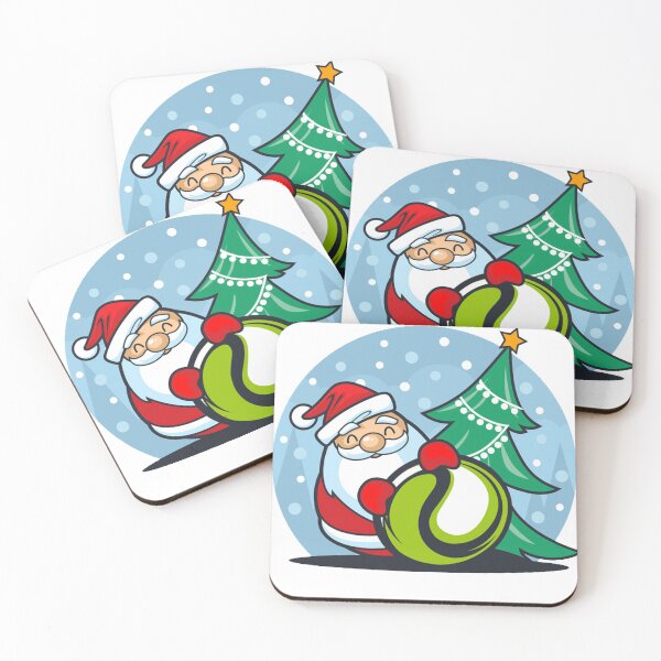 Item preview, tree santa tennis christmas  designed and sold by zanbo.