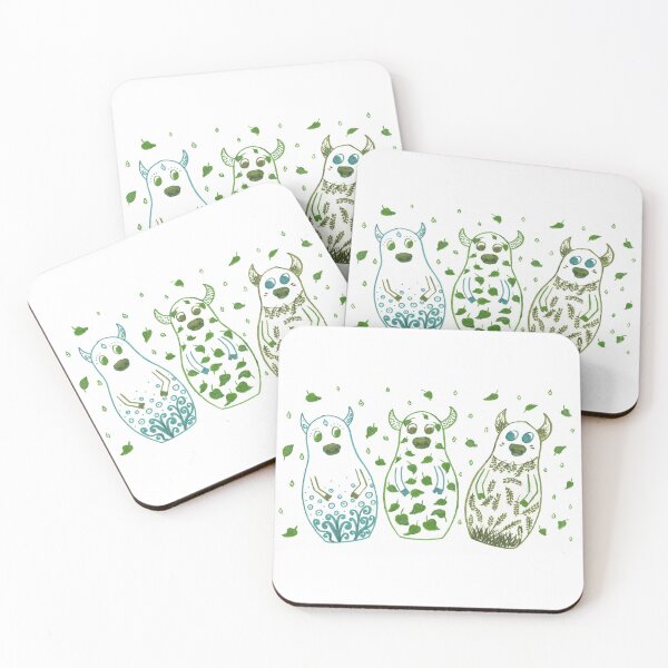 Item preview, Bulls are matryoshka dolls. Spring designed and sold by apelsishka-art.