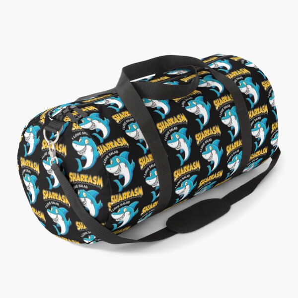 Item preview, Funny Sharkasm I Love Salad Shark Sarcasm Pun designed and sold by perfectpresents.