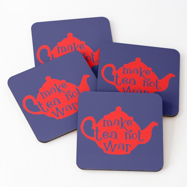 Item preview, Make Tea Not War Pacifist Quote designed and sold by HotHibiscus.