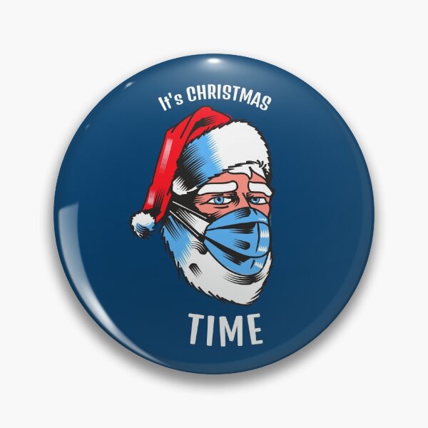 Item preview, Santa With A Mask - Bright designed and sold by TheSourceWithin.