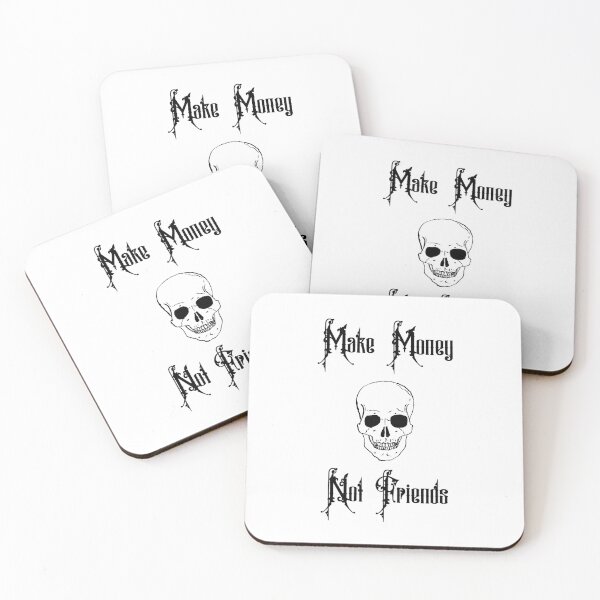 Item preview, Make Money Not Friends designed and sold by Swirlstache.