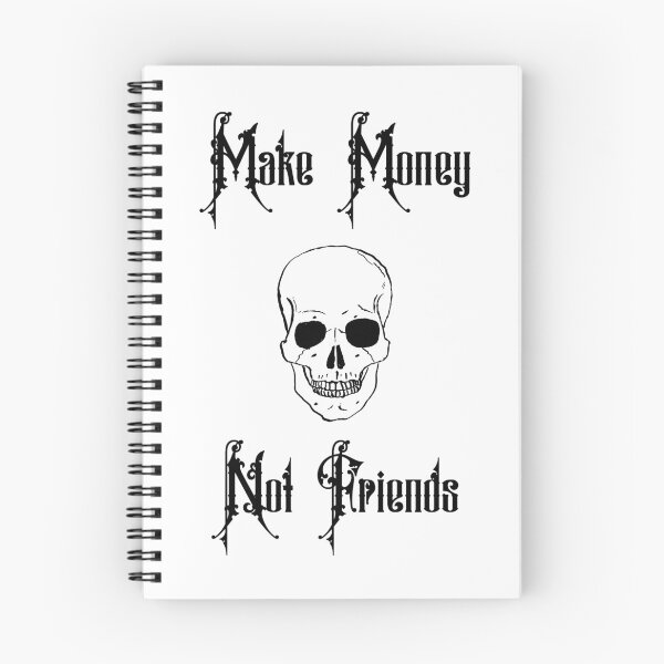 Item preview, Make Money Not Friends designed and sold by Swirlstache.