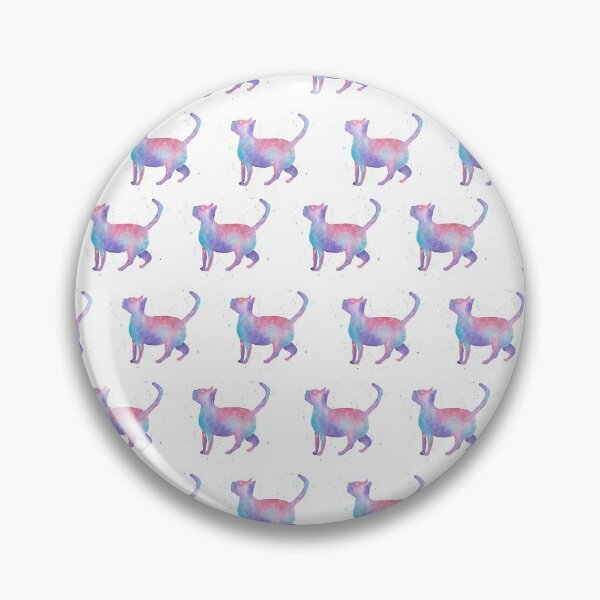 Item preview, Pink Pastel Galaxy Cat Print designed and sold by DoodleMaus.