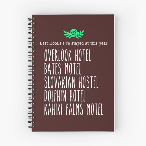 Item preview, Best Hotel ever 2020 I've stayed in stayed at _Funny horror classic film hotels - Travelling around the world 2020. designed and sold by Webstudio  2Amigos.