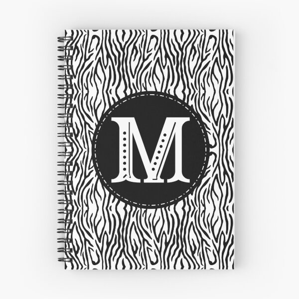 Item preview, Zebra Monogram Letter M designed and sold by MarkTees.