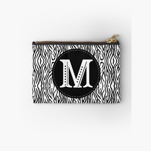 Item preview, Zebra Monogram Letter M designed and sold by MarkTees.