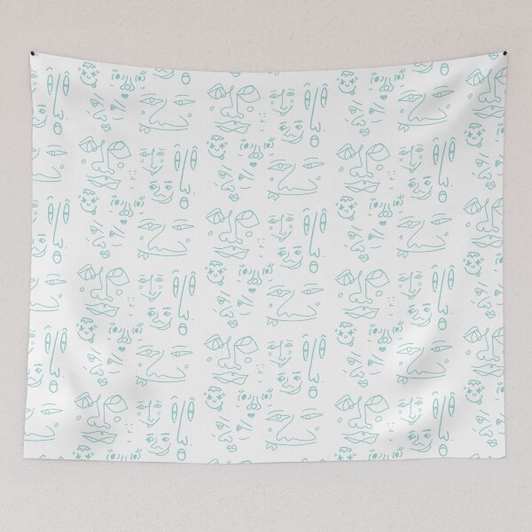 Item preview, cute and expressive abstract faces designed and sold by Angela Baek.