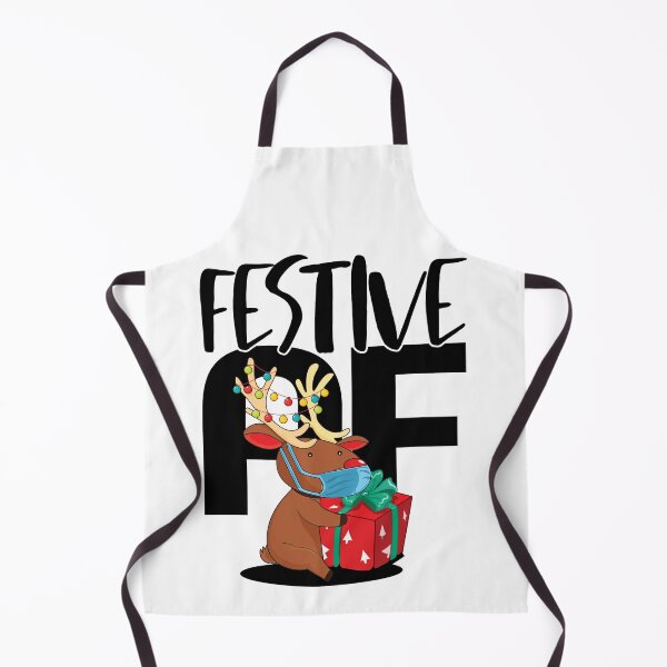 Item preview, Festive AF | Hilarious Christmas Reindeer designed and sold by GravitiTees.
