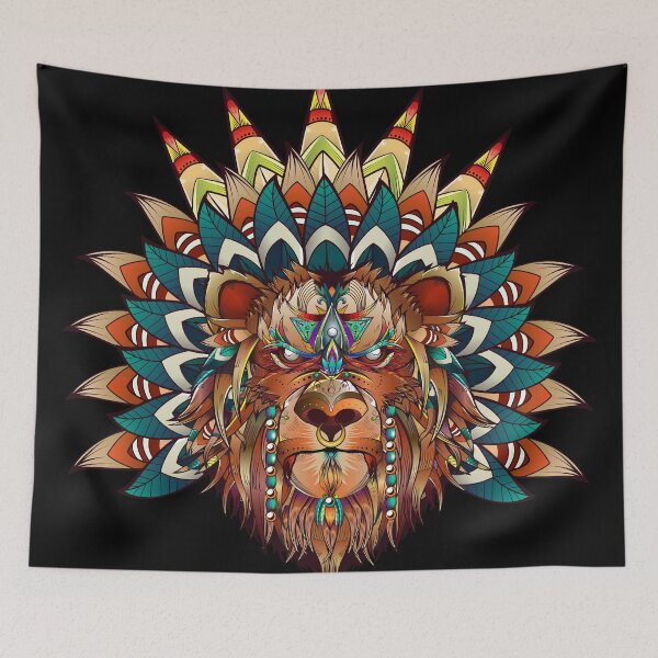 Item preview, Tribal Bear designed and sold by Mightygiraffe.
