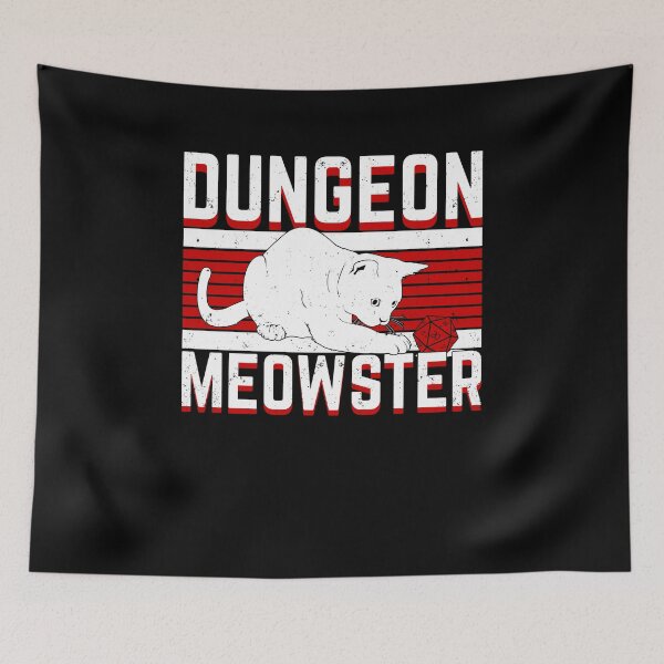 Item preview, Dungeon Meowstar D20 Cat RPG Tabletop Gamer Gift designed and sold by Marcid95.