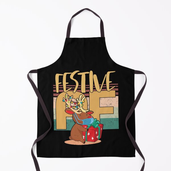 Item preview, Festive AF | Comedic Christmas Reindeer designed and sold by GravitiTees.