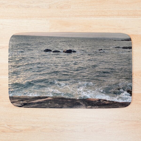 Item preview, Beautiful ocean waves orange sunset designed and sold by Khruvenaroh.