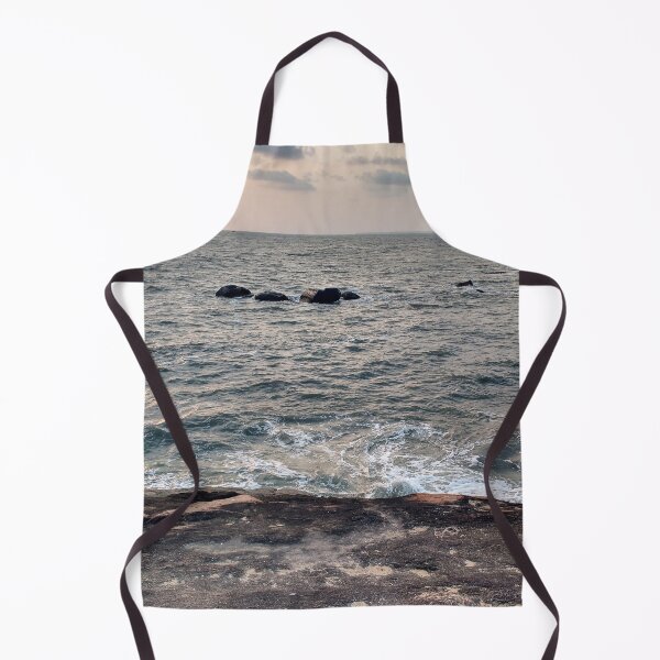 Item preview, Beautiful ocean waves orange sunset designed and sold by Khruvenaroh.