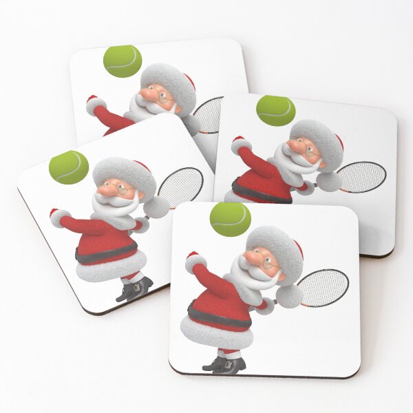 Item preview, santa tennis christmas  designed and sold by zanbo.