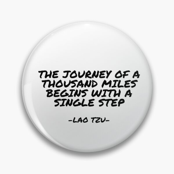 Item preview, Lao Tzu - The journey of a thousand miles begins with a single step designed and sold by appleofyoureye.