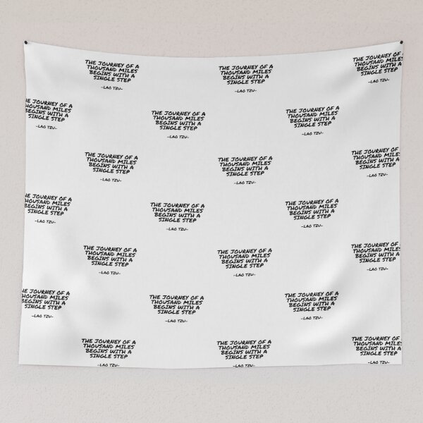 Item preview, Lao Tzu - The journey of a thousand miles begins with a single step designed and sold by appleofyoureye.