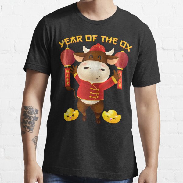Year Of The Ox 21 Funny Happy Chinese New Year 21 Gift T Shirt By Yasserbnh Redbubble