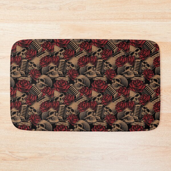 Item preview, Rock n` Roll Skulls & Roses Pattern designed and sold by TSlayerMerch.