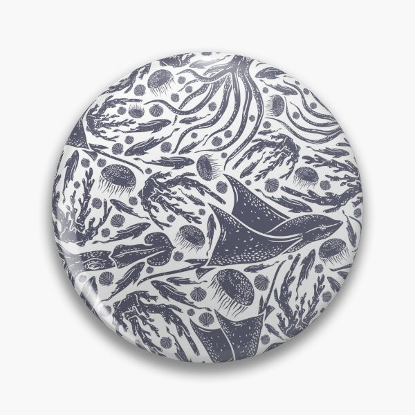 Item preview, Vintage underwater monsters pattern designed and sold by MihneaL.
