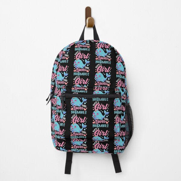 Item preview, Just A Girl Who Loves Narwhals Super Cute designed and sold by perfectpresents.