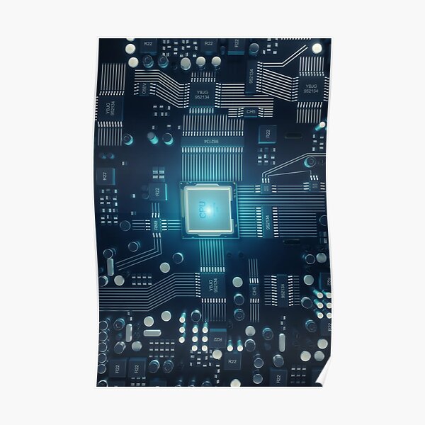 CPU Motherboard Poster