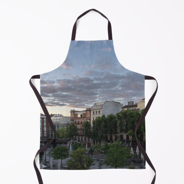 Item preview, Gallivanting Around Madrid is a Pure Delight - Plaza de Santa Ana Colourful Dawn designed and sold by Georgia Mizuleva.