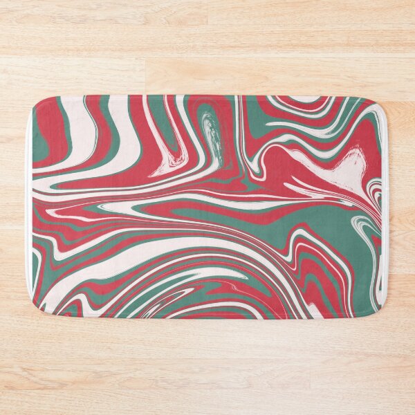 Item preview, Christmas Candy Colors Marbled Paint designed and sold by PinkPearlPrints.