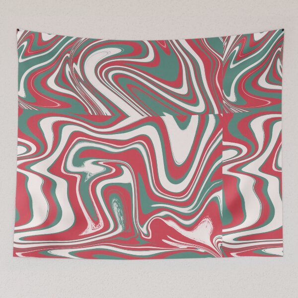 Item preview, Christmas Candy Colors Marbled Paint designed and sold by PinkPearlPrints.