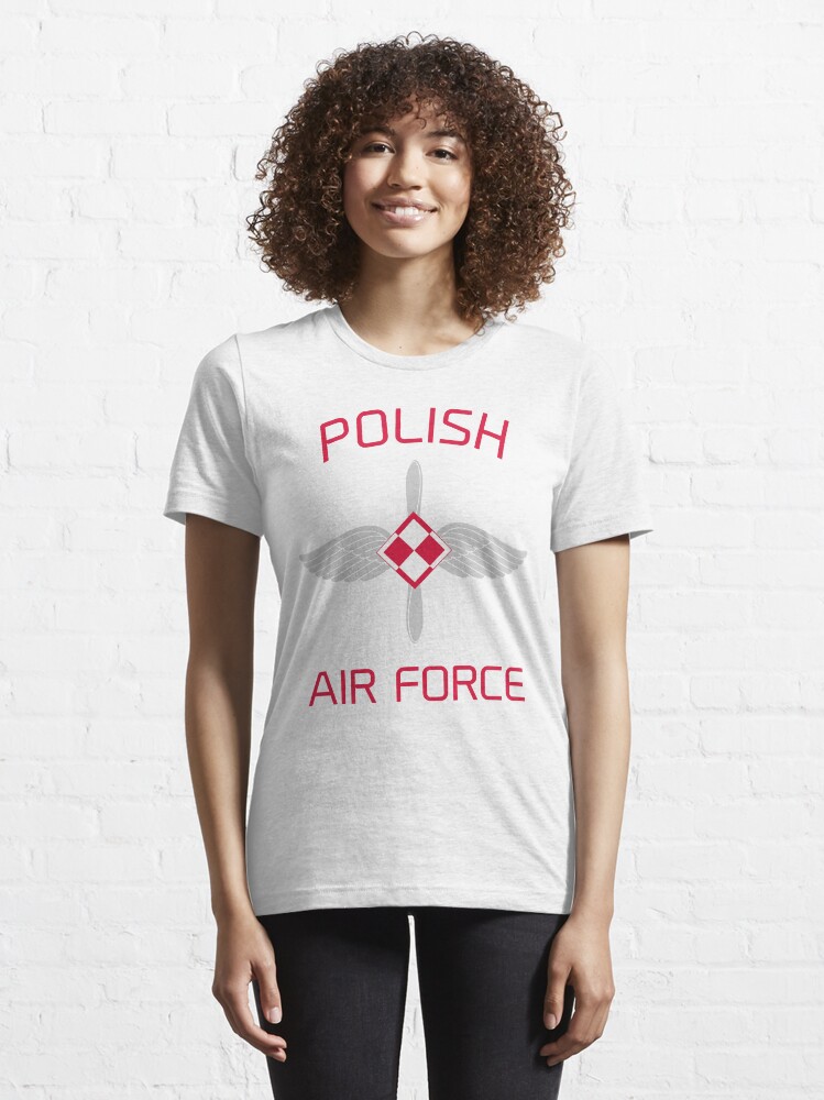 Alternate view of Model 110 - Polish Air Force Essential T-Shirt