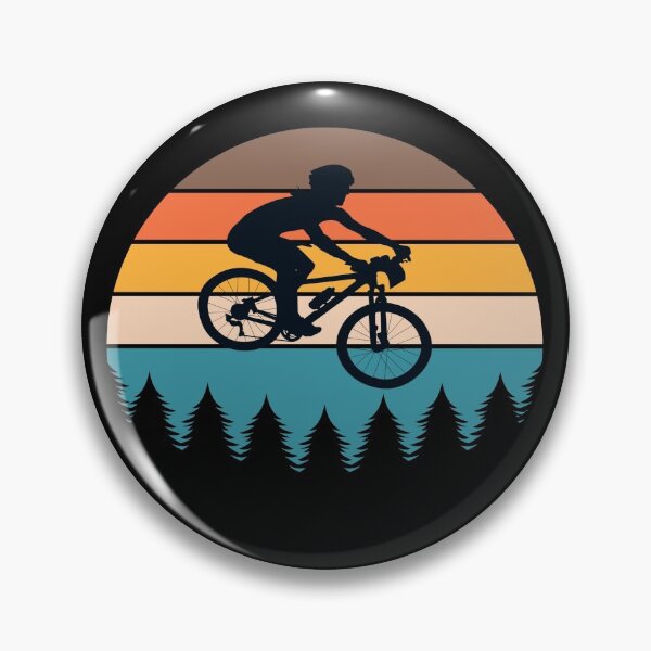 Item preview, Flow - Mountain Biker - Forest designed and sold by HeatherPore.