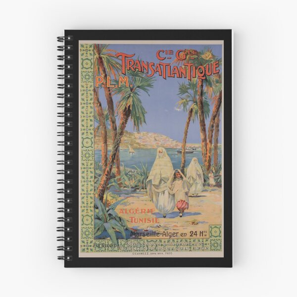 Item preview, retro classic PLM Tunisie Algerie poster designed and sold by CorasPosters.
