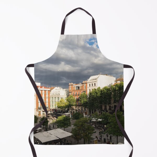 Item preview, Gathering Clouds Do Not Stop the Gathering Crowds - Plaza Santa Ana Madrid Spain designed and sold by Georgia Mizuleva.